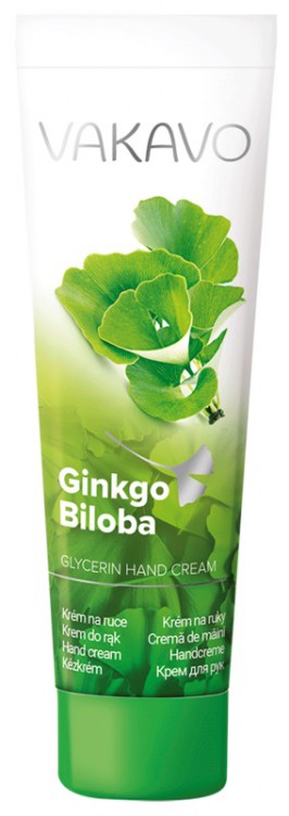 Krém na ruce Vakavo Ginkgo Biloba 100ml | Péče o tělo - Krémy - Krémy na ruce